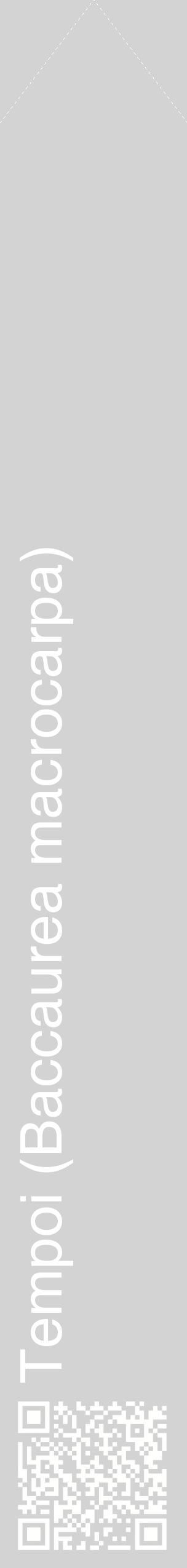 Étiquette de : Baccaurea macrocarpa - format c - style blanche56_simplehel avec qrcode et comestibilité