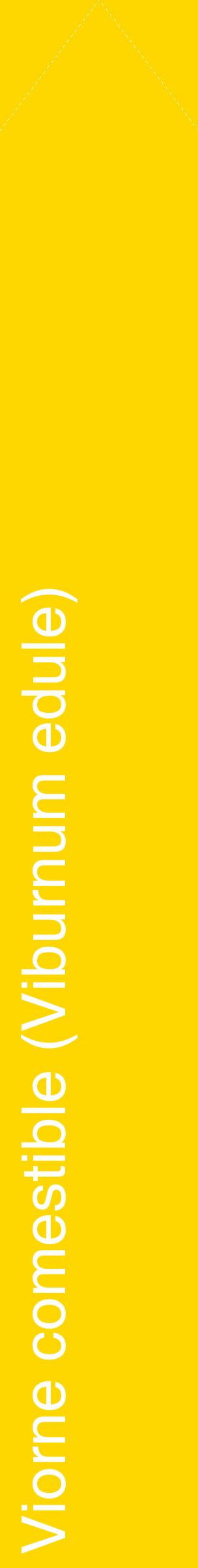 Étiquette de : Viburnum edule - format c - style blanche21_simplehel avec comestibilité