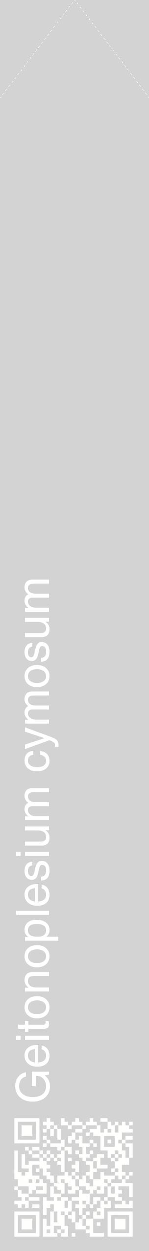 Étiquette de : Geitonoplesium cymosum - format c - style blanche56_simplehel avec qrcode et comestibilité
