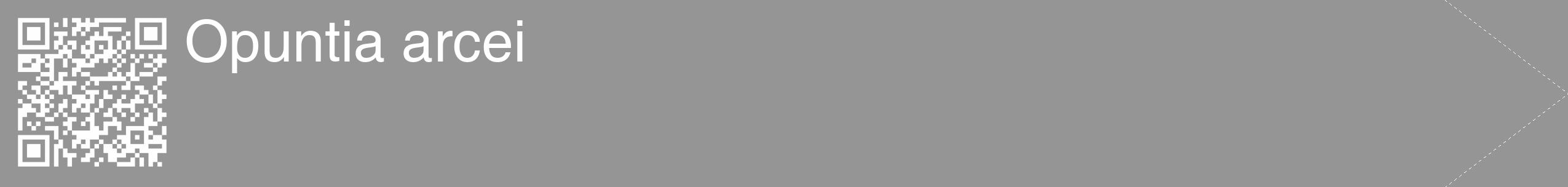 Étiquette de : Opuntia arcei - format c - style blanche16_simple_simplehel avec qrcode et comestibilité