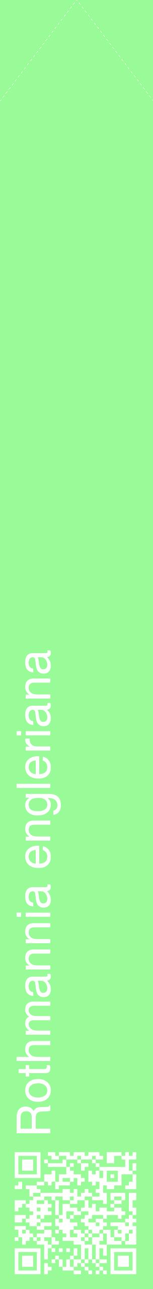 Étiquette de : Rothmannia engleriana - format c - style blanche14_simplehel avec qrcode et comestibilité