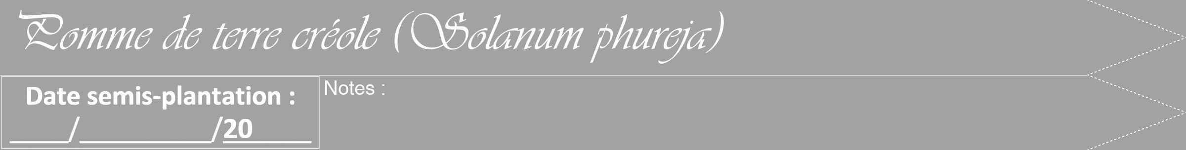 Étiquette de : Solanum phureja - format b - style blanche38viv avec comestibilité