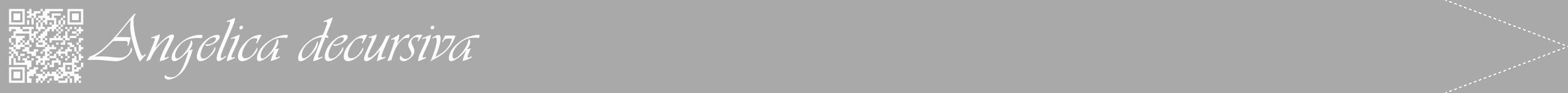 Étiquette de : Angelica decursiva - format b - style blanche13viv avec qrcode et comestibilité