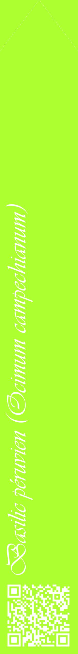 Étiquette de : Ocimum campechianum - format c - style blanche17_simpleviv avec qrcode et comestibilité