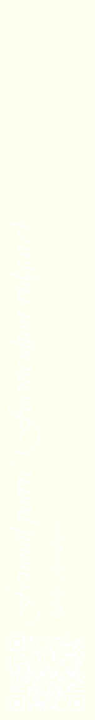 Étiquette de : Foeniculum vulgare subsp. piperitum - format c - style blanche19_basiqueviv avec qrcode et comestibilité