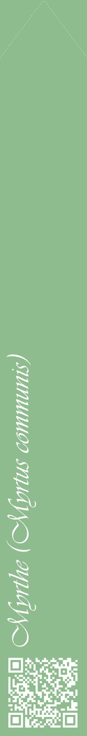 Étiquette de : Myrtus communis - format c - style blanche13_simpleviv avec qrcode et comestibilité