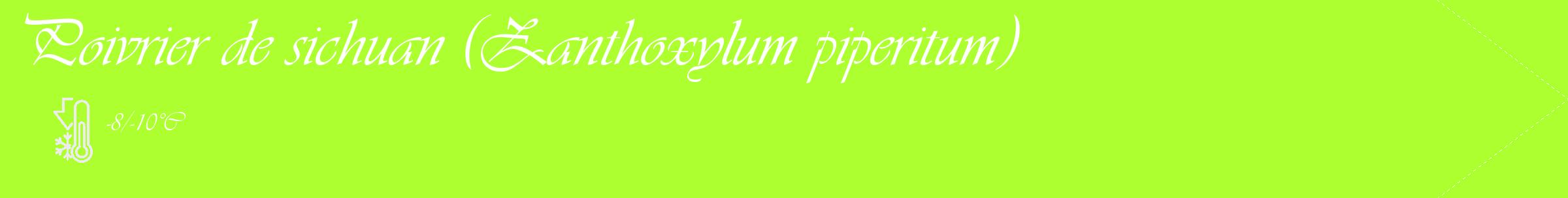 Étiquette de : Zanthoxylum piperitum - format c - style blanche17_simple_simpleviv avec comestibilité