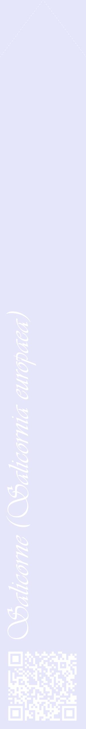 Étiquette de : Salicornia europaea - format c - style blanche55_simpleviv avec qrcode et comestibilité