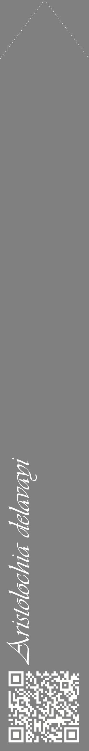 Étiquette de : Aristolochia delavayi - format c - style blanche57_simpleviv avec qrcode et comestibilité