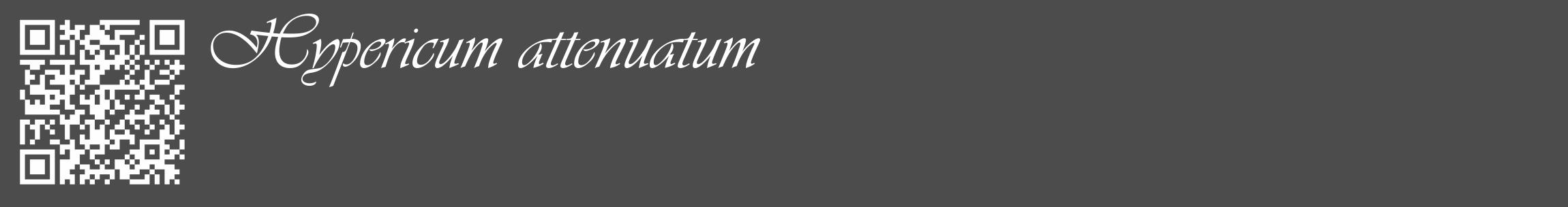 Étiquette de : Hypericum attenuatum - format c - style blanche27_basique_basiqueviv avec qrcode et comestibilité