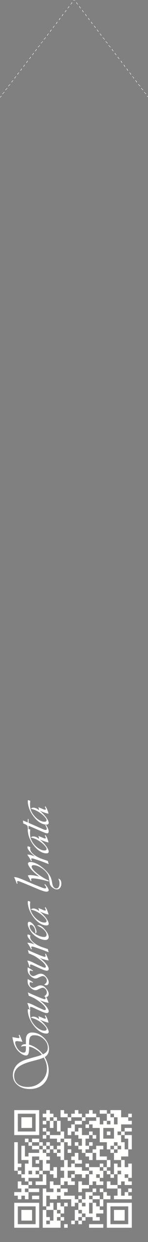 Étiquette de : Saussurea lyrata - format c - style blanche57_simpleviv avec qrcode et comestibilité