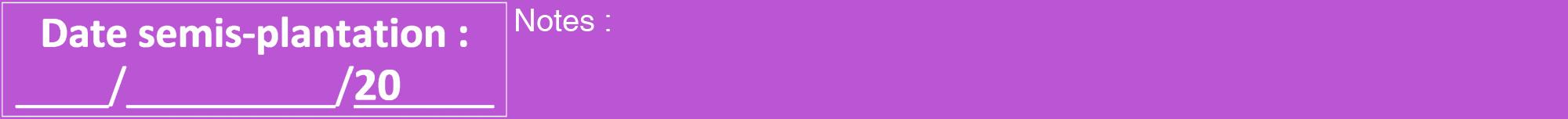 Étiquette de : Viola canina - format a - style blanche50bod avec comestibilité simplifiée - position verticale