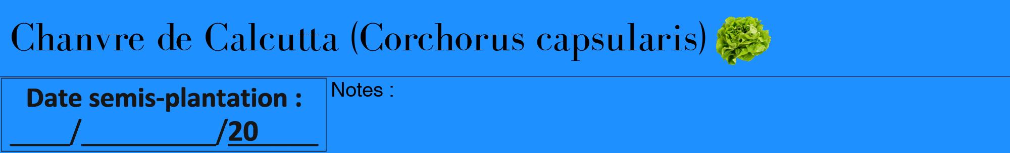Étiquette de : Corchorus capsularis - format a - style noire3bod avec comestibilité simplifiée