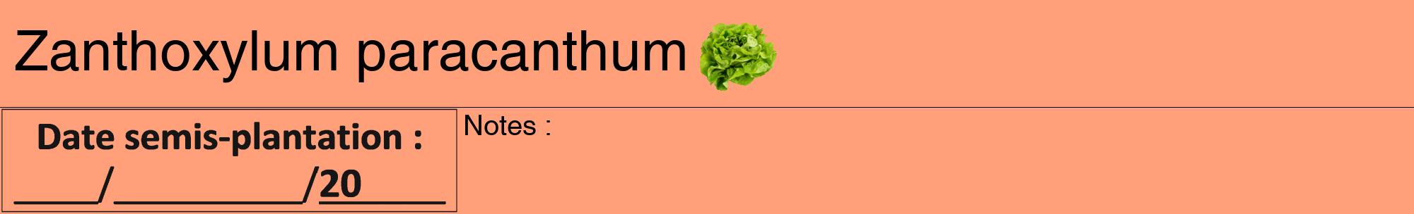 Étiquette de : Zanthoxylum paracanthum - format a - style noire39hel avec comestibilité simplifiée