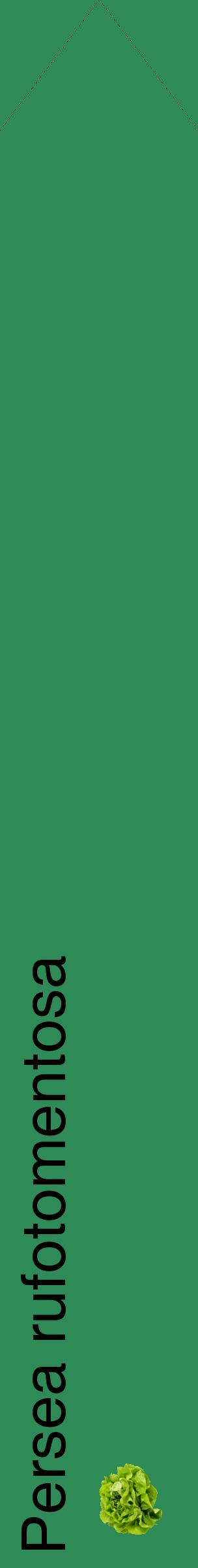 Étiquette de : Persea rufotomentosa - format c - style noire11_simplehel avec comestibilité simplifiée