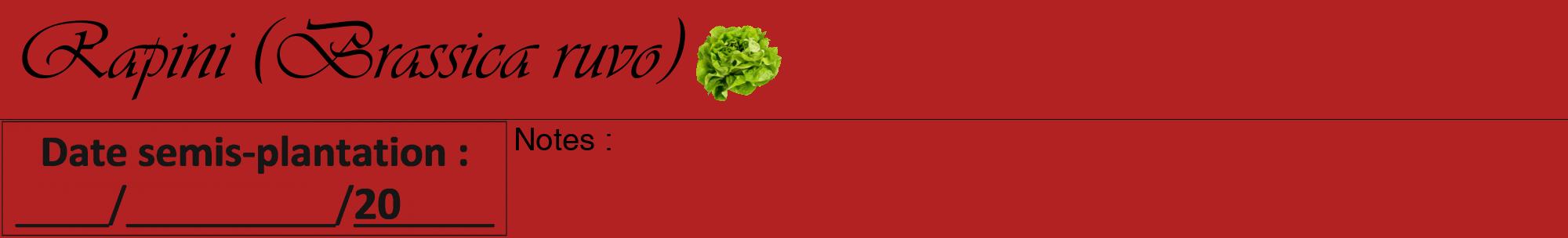 Étiquette de : Brassica ruvo - format a - style noire28viv avec comestibilité simplifiée