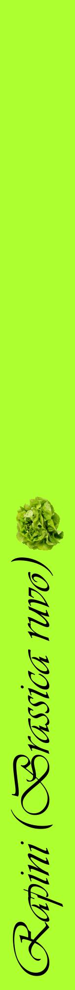 Étiquette de : Brassica ruvo - format a - style noire17viv avec comestibilité simplifiée