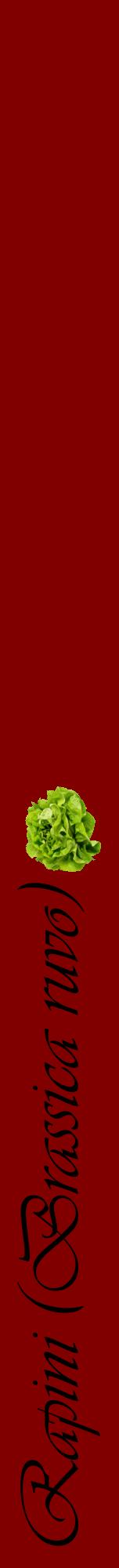 Étiquette de : Brassica ruvo - format a - style noire29viv avec comestibilité simplifiée