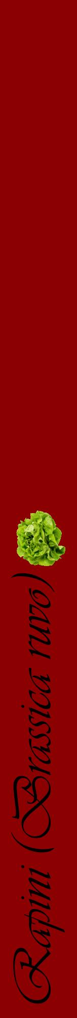 Étiquette de : Brassica ruvo - format a - style noire34viv avec comestibilité simplifiée