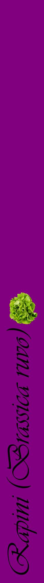 Étiquette de : Brassica ruvo - format a - style noire46viv avec comestibilité simplifiée