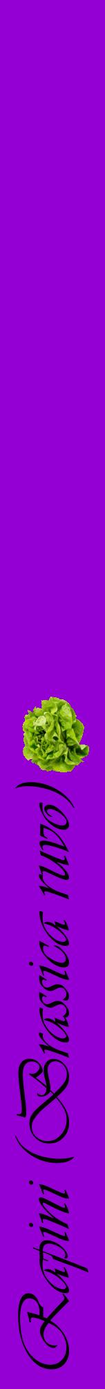 Étiquette de : Brassica ruvo - format a - style noire48viv avec comestibilité simplifiée