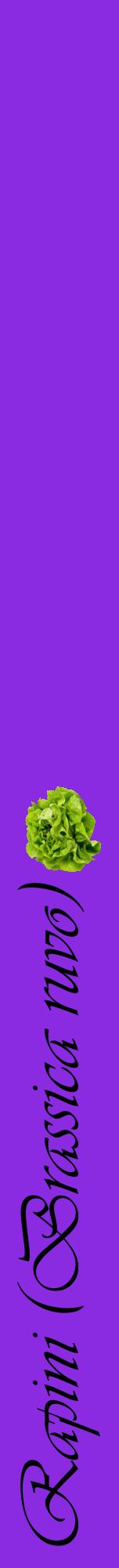 Étiquette de : Brassica ruvo - format a - style noire49viv avec comestibilité simplifiée