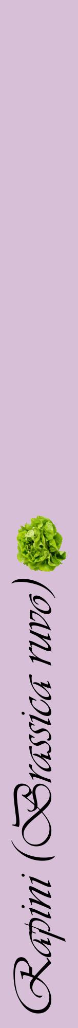 Étiquette de : Brassica ruvo - format a - style noire54viv avec comestibilité simplifiée