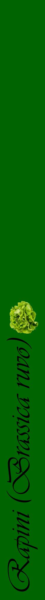 Étiquette de : Brassica ruvo - format a - style noire8viv avec comestibilité simplifiée