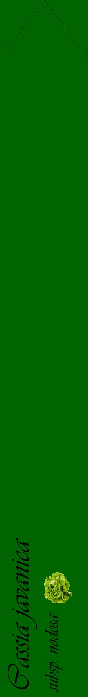 Étiquette de : Cassia javanica subsp. nodosa - format c - style noire8_simpleviv avec comestibilité simplifiée