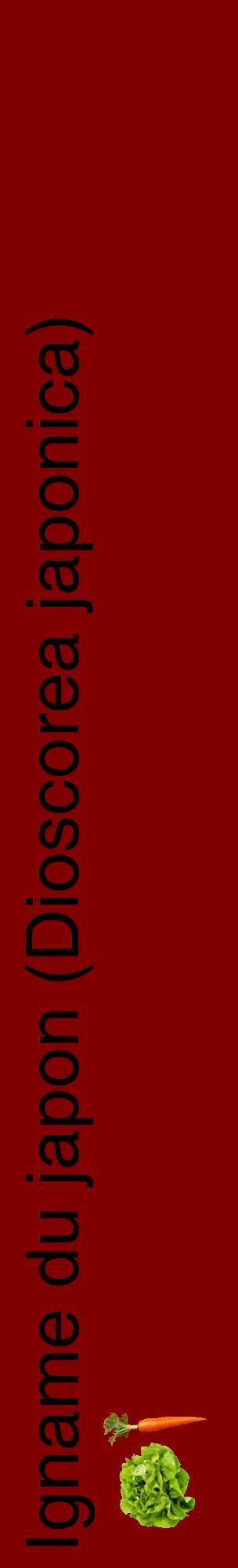 Étiquette de : Dioscorea japonica - format c - style noire29_basiquehel avec comestibilité simplifiée