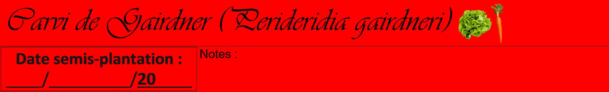 Étiquette de : Perideridia gairdneri - format a - style noire27viv avec comestibilité simplifiée