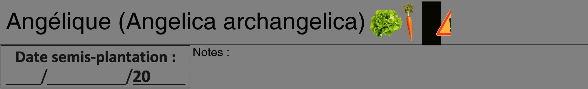 Étiquette de : Angelica archangelica - format a - style noire57hel avec comestibilité simplifiée