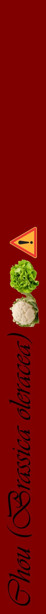 Étiquette de : Brassica oleracea - format a - style noire29viv avec comestibilité simplifiée