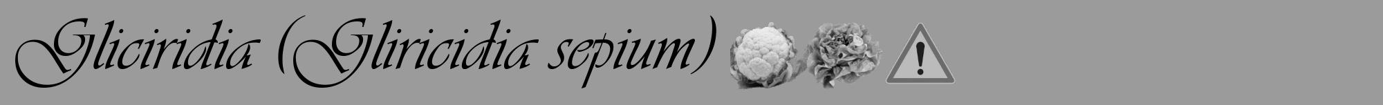 Étiquette de : Gliricidia sepium - format a - style noire52viv avec comestibilité simplifiée