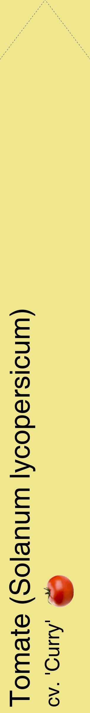 Étiquette de : Solanum lycopersicum cv. 'Curry' - format c - style noire20_simplehel avec comestibilité simplifiée
