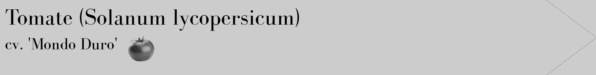 Étiquette de : Solanum lycopersicum cv. 'Mondo Duro' - format c - style noire0_simple_simplebod avec comestibilité simplifiée