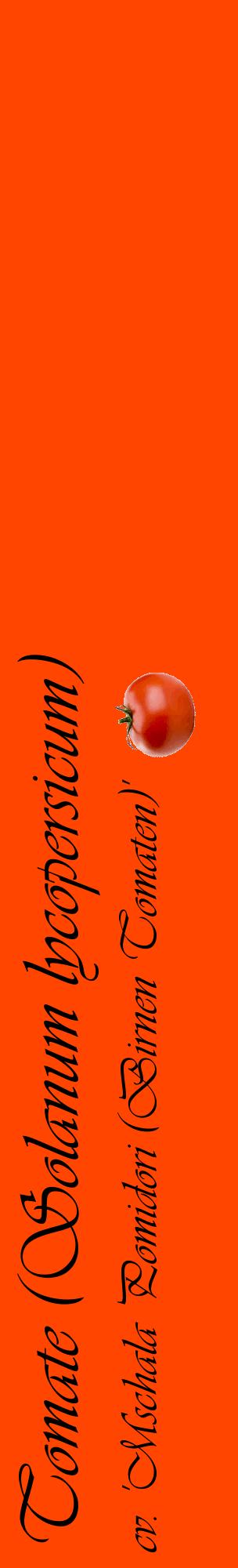 Étiquette de : Solanum lycopersicum cv. 'Mschala Pomidori (Birnen Tomaten)' - format c - style noire26_basiqueviv avec comestibilité simplifiée