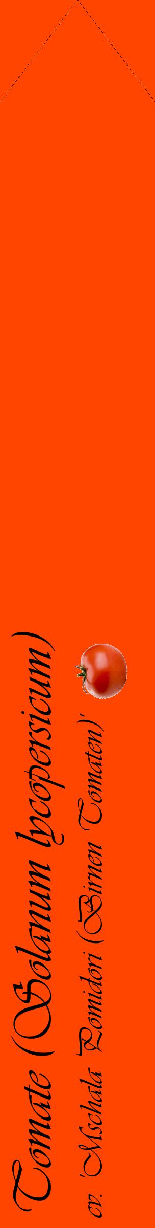 Étiquette de : Solanum lycopersicum cv. 'Mschala Pomidori (Birnen Tomaten)' - format c - style noire26_simpleviv avec comestibilité simplifiée