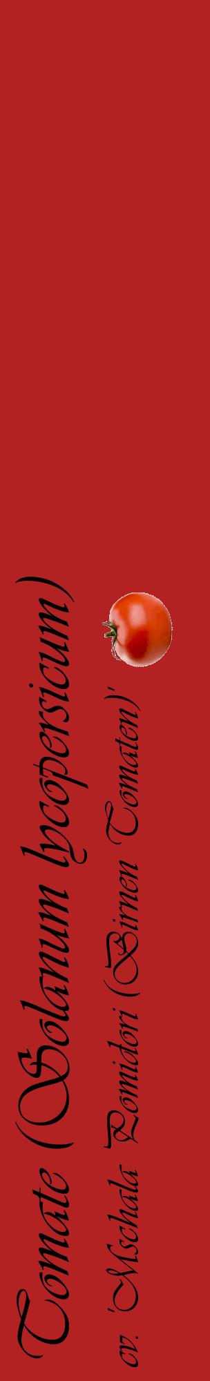 Étiquette de : Solanum lycopersicum cv. 'Mschala Pomidori (Birnen Tomaten)' - format c - style noire28_basiqueviv avec comestibilité simplifiée