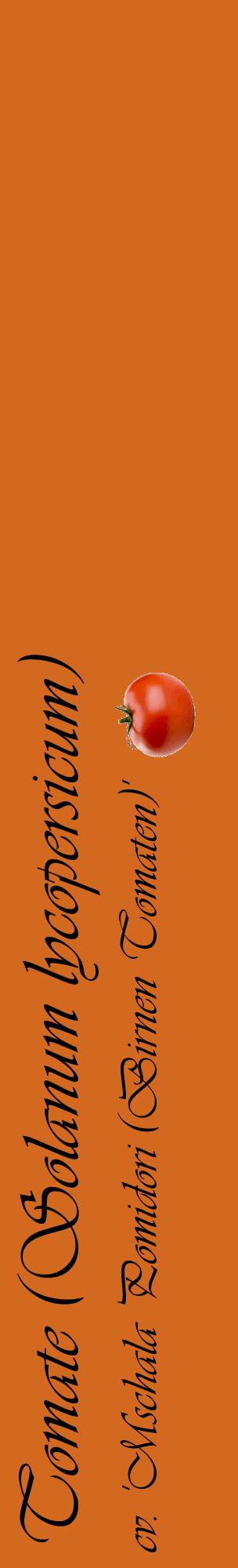 Étiquette de : Solanum lycopersicum cv. 'Mschala Pomidori (Birnen Tomaten)' - format c - style noire31_basiqueviv avec comestibilité simplifiée