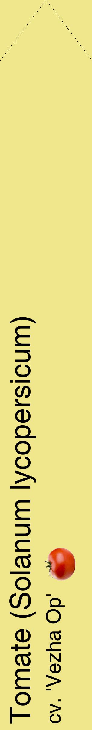 Étiquette de : Solanum lycopersicum cv. 'Vezha Op' - format c - style noire20_simplehel avec comestibilité simplifiée