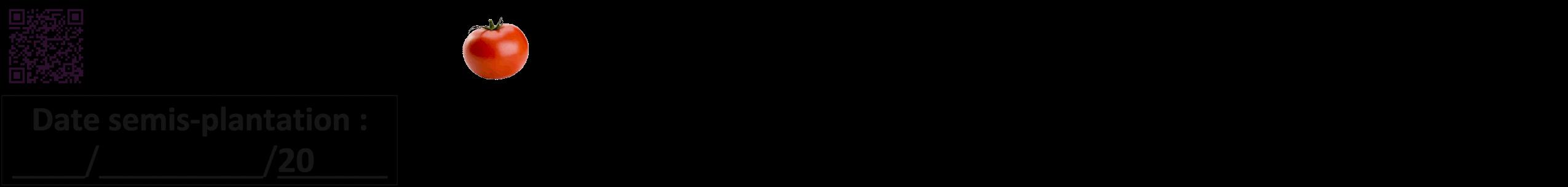 Étiquette de : Leandra australis - format b - style noire59bod avec qrcode et comestibilité simplifiée