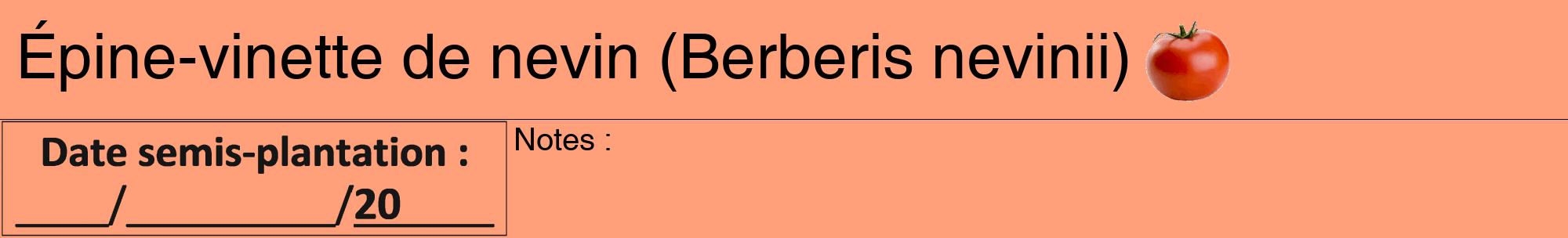 Étiquette de : Berberis nevinii - format a - style noire39hel avec comestibilité simplifiée