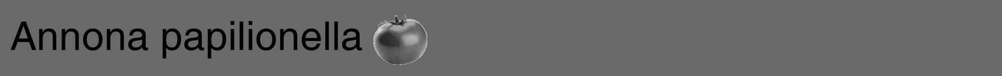 Étiquette de : Annona papilionella - format a - style noire51hel avec comestibilité simplifiée