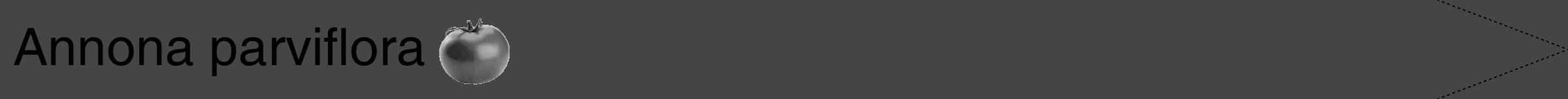 Étiquette de : Annona parviflora - format b - style noire58hel avec comestibilité simplifiée