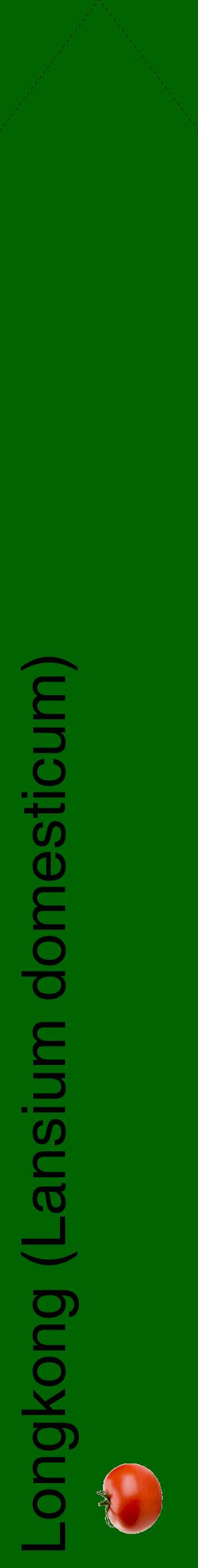 Étiquette de : Lansium domesticum - format c - style noire8_simplehel avec comestibilité simplifiée