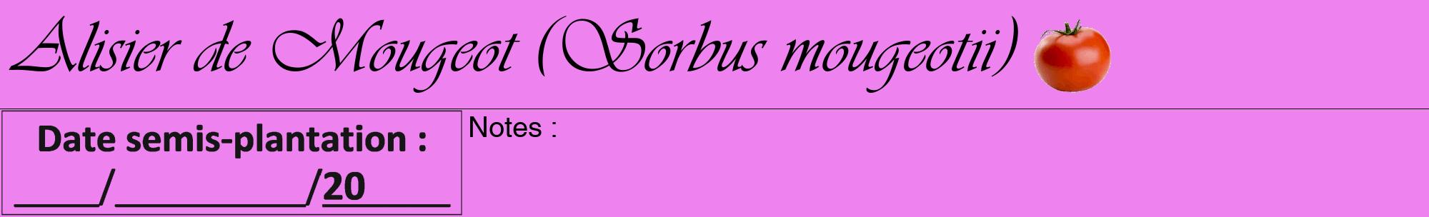 Étiquette de : Sorbus mougeotii - format a - style noire53viv avec comestibilité simplifiée