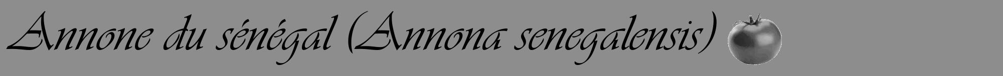 Étiquette de : Annona senegalensis - format a - style noire2viv avec comestibilité simplifiée