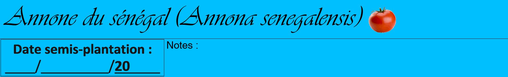 Étiquette de : Annona senegalensis - format a - style noire2viv avec comestibilité simplifiée