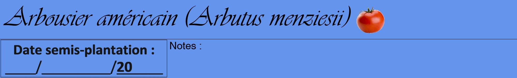 Étiquette de : Arbutus menziesii - format a - style noire4viv avec comestibilité simplifiée